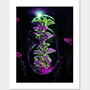 Vertical Fungi Farm Posters and Art